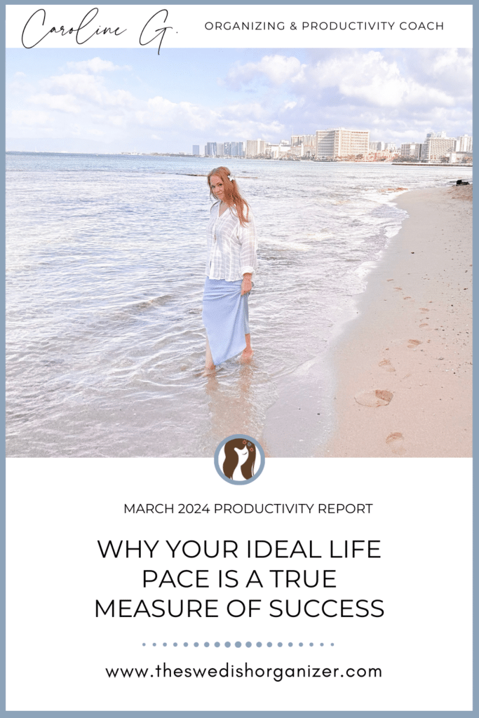Pinnable | Why Your Ideal Life Pace is a True Measure of Success | The Swedish Organizer